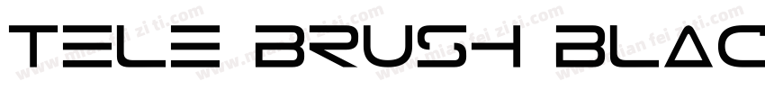 Tele Brush Black Rou字体转换